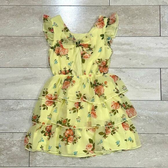 Lily Bleu Yellow Floral Dress - Picture 2 of 6